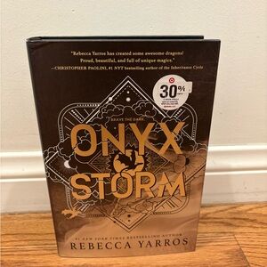 ONYX STORM Target Exclusive Collector’s Edition Rebecca Yarros Hardcover NEW